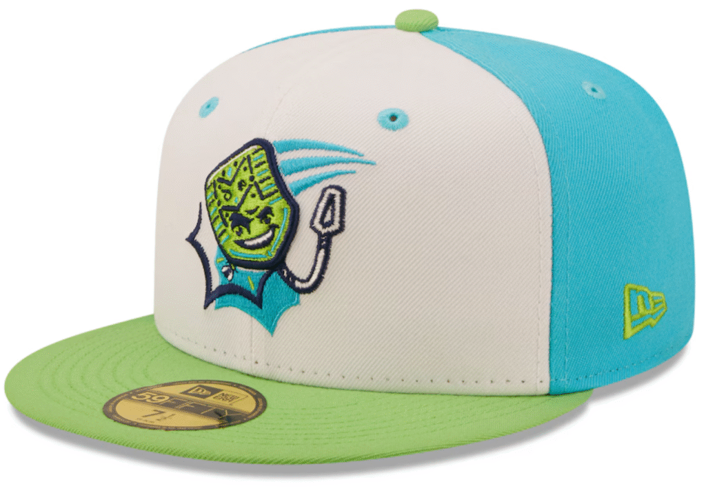 Gear up for the Copa De La Diversion with this Matamoscas de Midessa 59FIFTY hat. This New Era cap features bold embroidered graphics, multi-color design and contrast undervisor. Cheer on the Matamoscas de Midessa as they take the field in their "Fun Cup" gear with this unique cap.