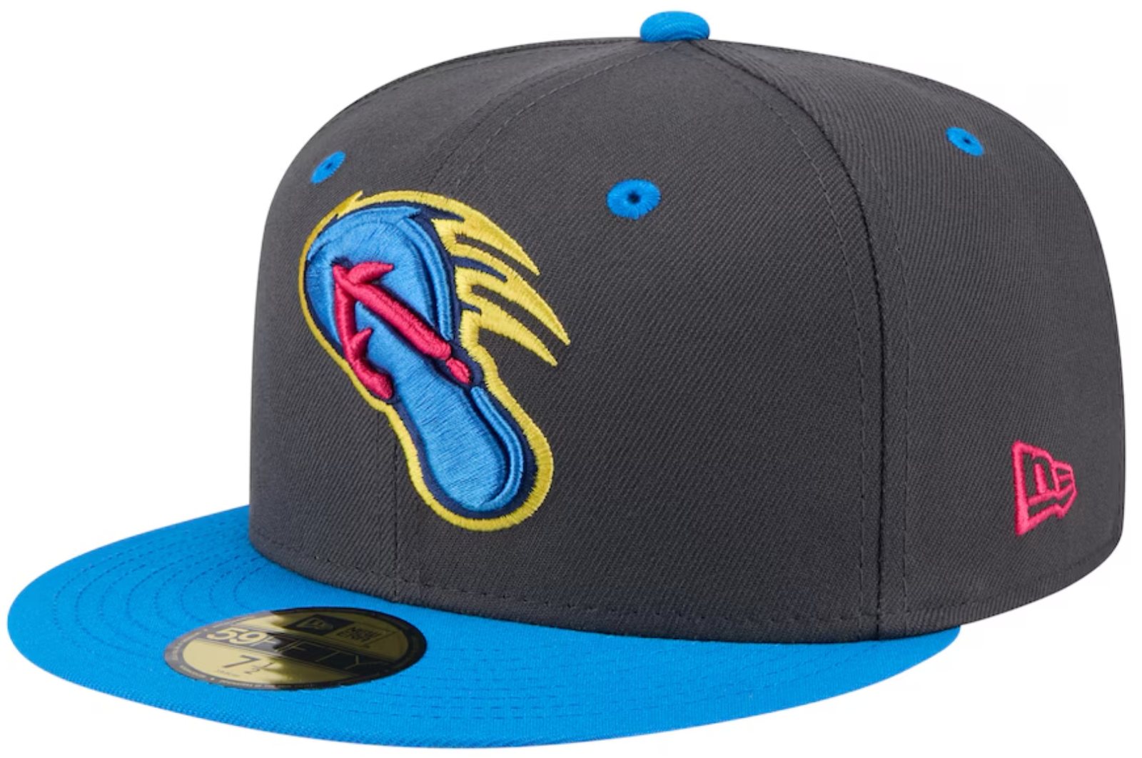 Celebrate the San Antonio Missions and the spirit of Copa de la Diversión with this New Era 59FIFTY Fitted Hat. The 59FIFTY fitted hat is New Era's flagship style, crafted with a classic six-panel construction and eyelets for a timeless look. This hat features an embroidered San Antonio Missions Copa de la Diversión logo at the front panels with raised details, adding a touch of personality to your game-day attire.